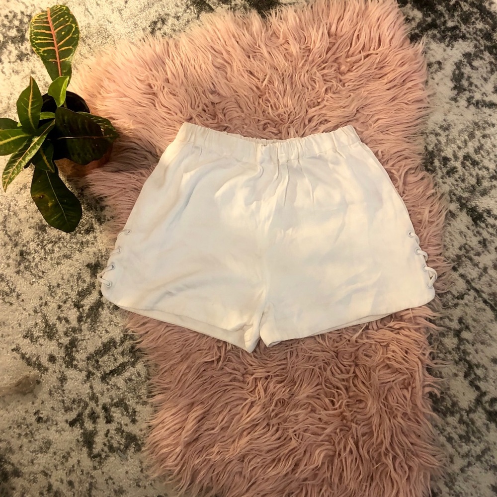 Sandro lace up shorts